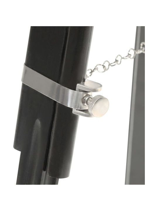 vidaXL Vintage Floor Lamp H171xW26cm. with Socket for Bulb E27 Black