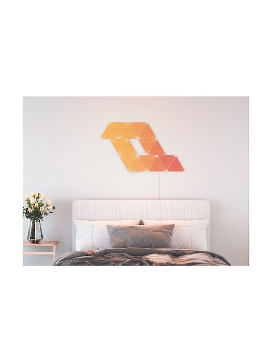 Nanoleaf Shapes Triangles Decorative Lamp Hexagon Multicolour 4pcs