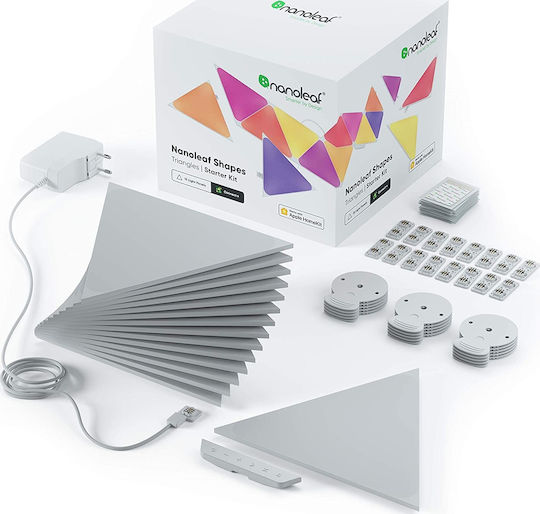 Nanoleaf Smart Φωτιστικό Shapes Triangles LED RGB Hexagon