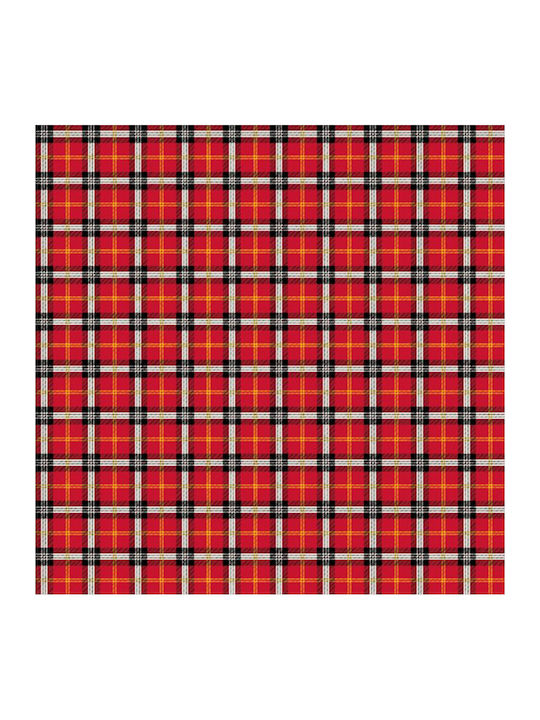 Lino Home Ράνερ Tartan 401 Red 45x145εκ.