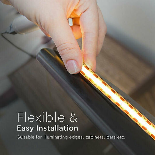 V-TAC LED Strip 24V Cold White Light 5m Type COB