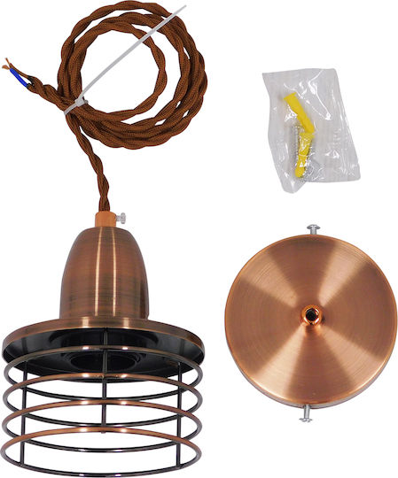 GloboStar Manhattan Κρεμαστό Φωτιστικό 11εκ. GloboStar Manhattan Κρεμαστό Φωτιστικό 11εκ.