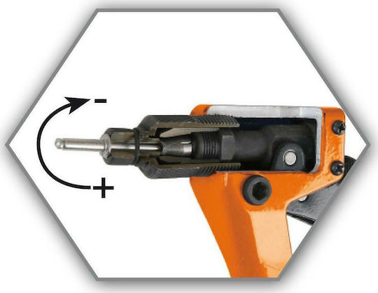 Beta 1741U 017410450 Riveter Gun with 4 interchangeable matrices