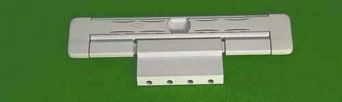Cal Doublex Oval Lock for Sliding Aluminum Doors White