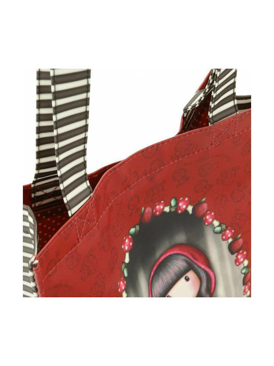 Santoro Little Red Riding Hood Fabric Shopping Bag Red