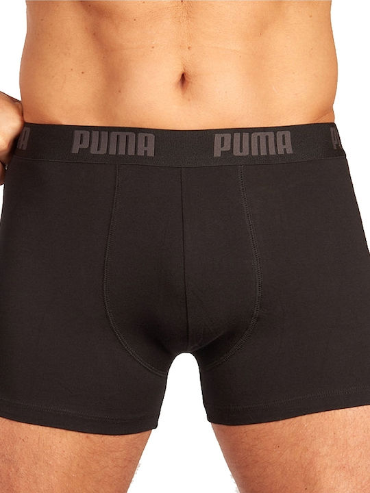 Puma Men's Boxers Black with Patterns 2Pack