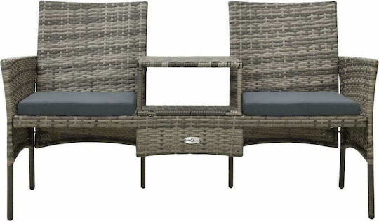 3-Piece Gray Living Room Set with Pillows 3-Piece Gray Living Room Set with Pillows