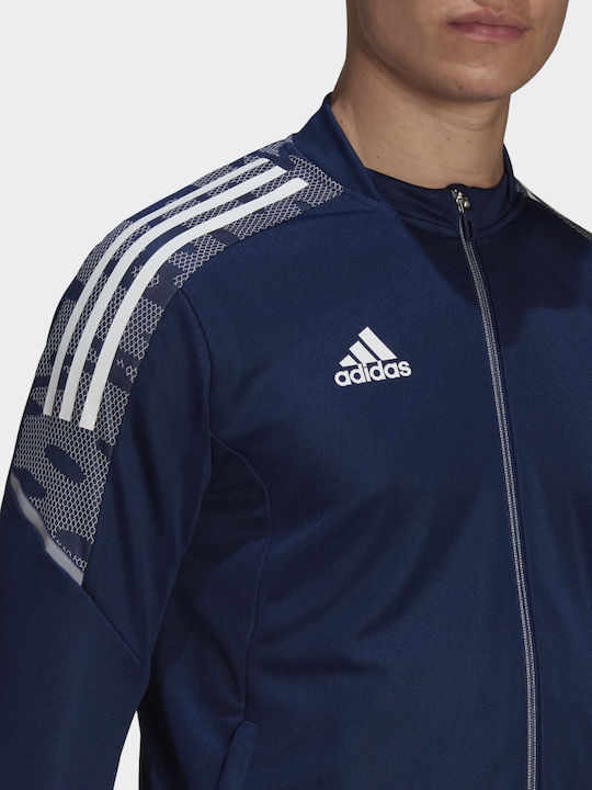 Condivo 21 Primeblue Men's Athletic Jacket Navy Blue