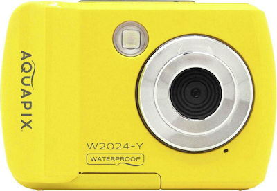 EasyPix W2024 Compact Φωτογραφική Μηχανή 16MP με Οθόνη 2.4" και Ανάλυση Video 1280 x 720 pixels Κίτρινη