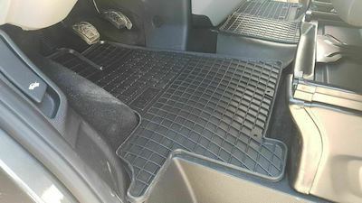 Frogum Set of Front and Rear Mats 3pcs from Rubber for Ford Tourneo Custom / Transit Black