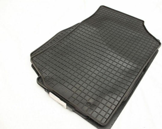 Petex Set of Front and Rear Mats 4pcs for Peugeot 107 Toyota Aygo Citroen C1 2005-2014 Black