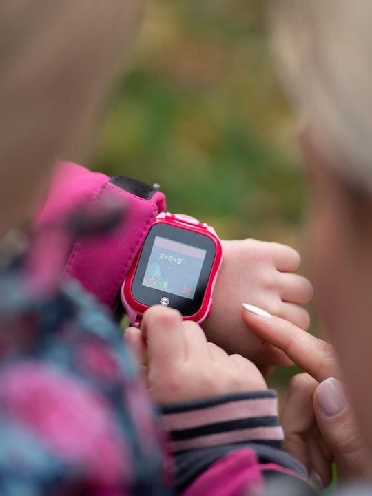 Forever Детски Смартчасовник See Me с GPS и Розова Камера