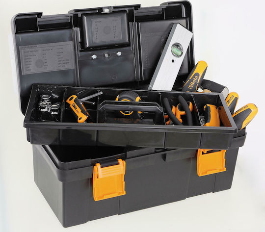 Beta CP15 Hand Tool Case Plastic with Tobacco Case Dimensions: W44.5xD24xH25cm
