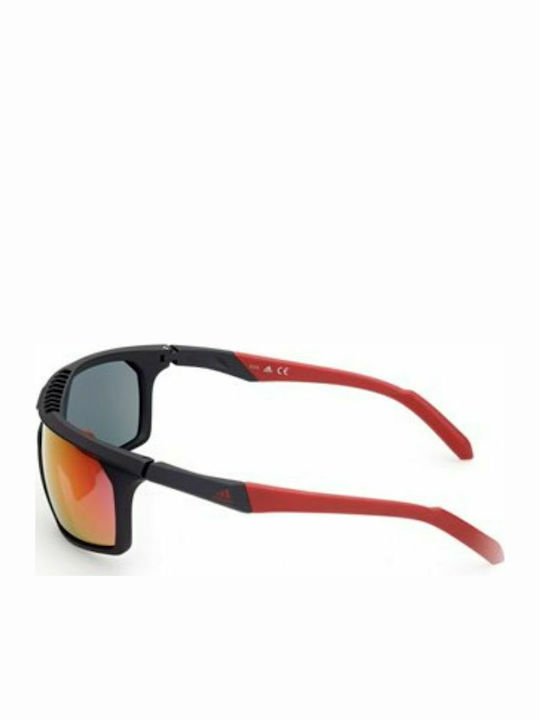 adidas Men's Sunglasses with Gray Plastic Frame SP0030 02L