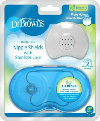 Dr. Brown's Small/Medium Washable Nipple Shields 2 Pieces