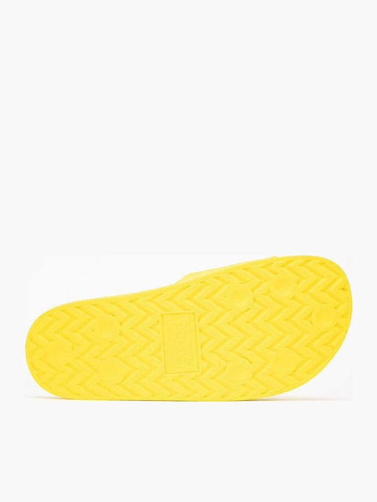 June Men's Slides Yellow