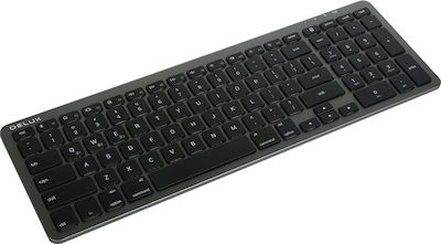 Delux K2203D Wireless Bluetooth Keyboard with US Layout