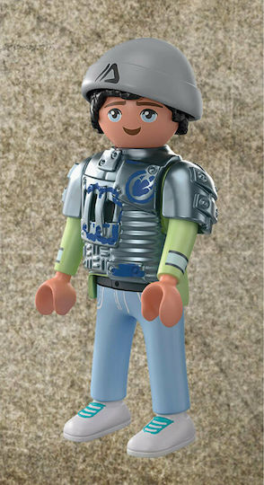 Playmobil Dino Rise Αγκυλόσαυρος με Μαχητή εναντίον Ρομπότ για 5-10 ετών