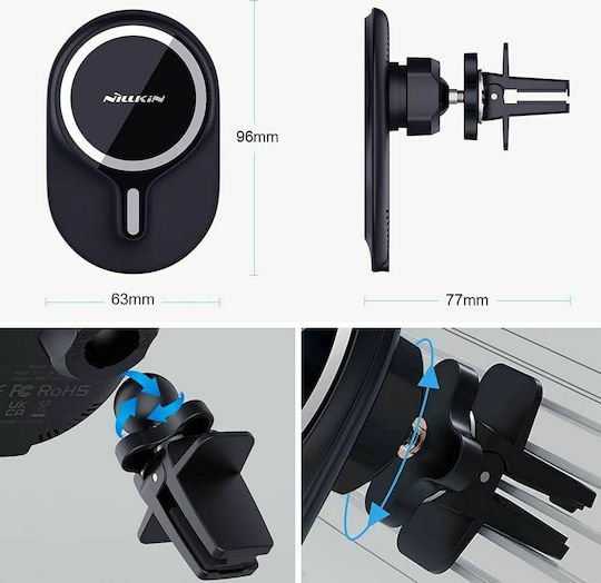 Nillkin Magroad Βάση Κινητού Αυτοκινήτου με Μαγνήτη MagSafe Μαύρη