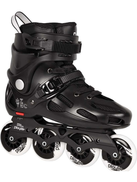 Playlife Aztec Adult/Kids Adjustable Inline Rollers Black