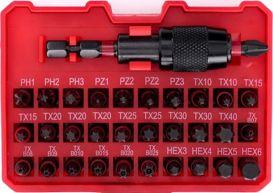 Tagred Set 31 Schraubendreher-Bits Torx
