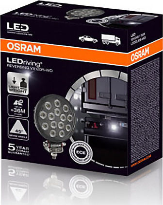 Osram Reversing VX120R-WD Στρογγυλός Προβολέας Αυτοκινήτου LED Universal 12V 15W 36cm 1τμχ
