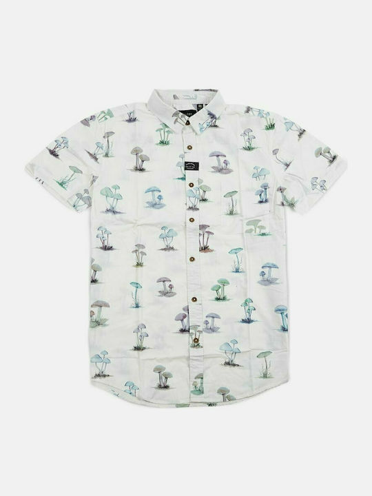 GLOBE SHROOM SHIRT WHITE