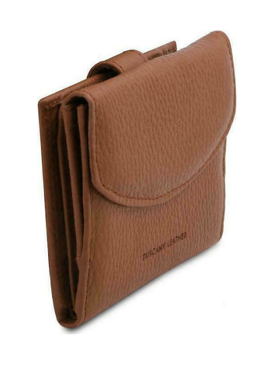 Tuscany Leather Calliope Small Leather Women's Wallet Tabac Brown