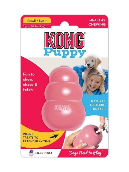 Kong Classic Toy for Puppy made of Rubber Small Pink 1pcs