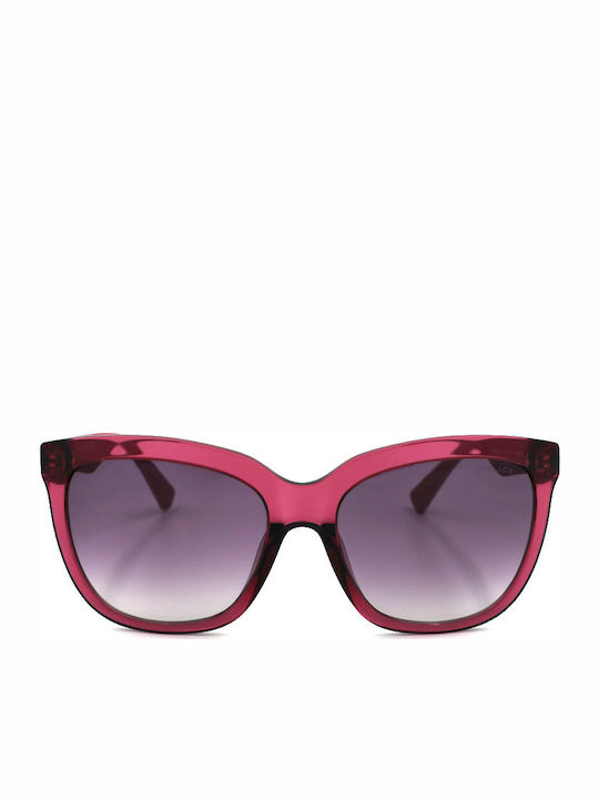 Police Women's Sunglasses with Burgundy Plastic Frame and Purple Gradient Lens SPL410 AFDX