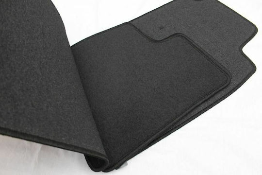 Petex Set of Front and Rear Mats 4pcs for Peugeot 206 1998 Black