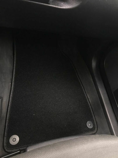 Petex Σετ Μπροστινά και Πίσω Πατάκια 4τμχ για Audi A4 2001-2007 Μαύρα