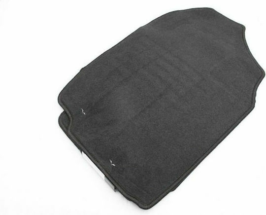 Petex Satz Vorder- und Hintermatten 4Stück aus Teppichboden für Toyota RAV 4 2012 Schwarz