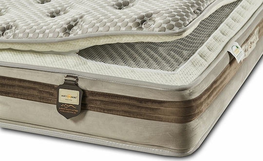Ice Silk Διπλό Ανατομικό Στρώμα 150x200x32cm με Ανεξάρτητα Ελατήρια & Ανώστρωμα