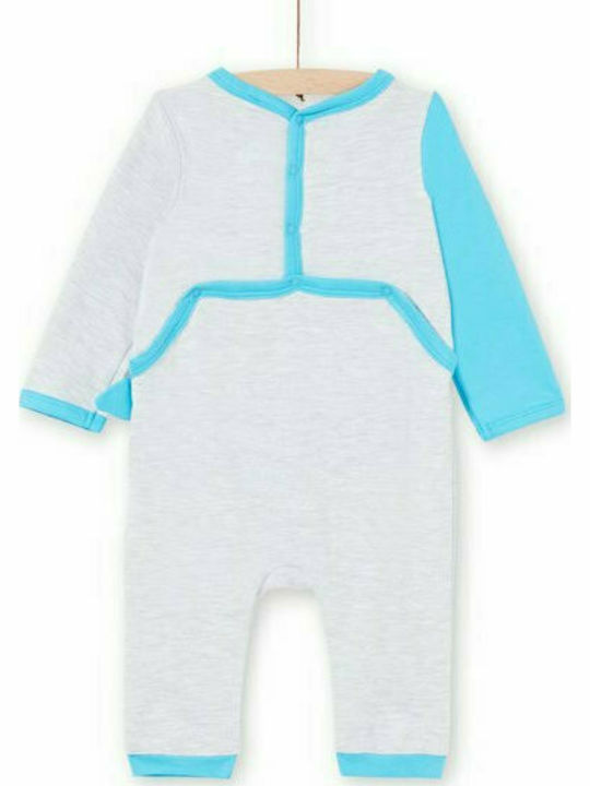 Dpam Baby Bodysuit Set Long-Sleeved Gray