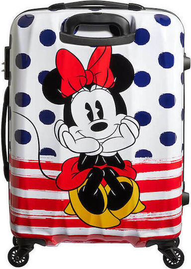 American Tourister Disney Legends Minnie Children's Medium Travel Suitcase Hard with 4 Wheels Height 65cm