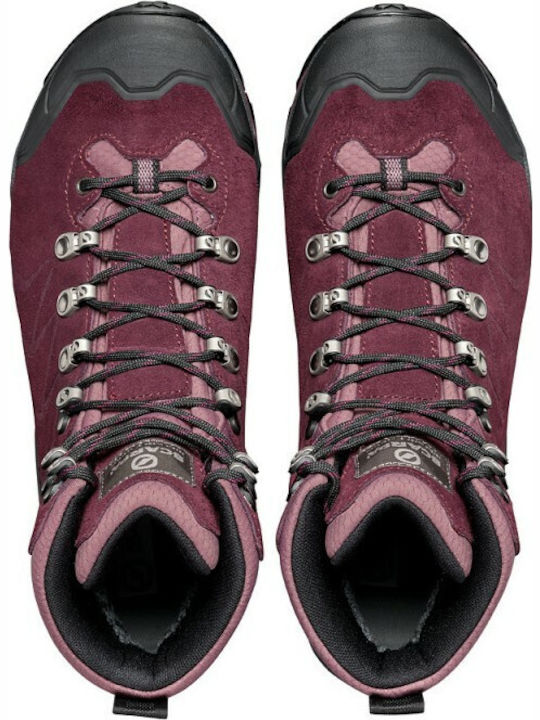 Scarpa ZG Trek GTX Γυναικεία Ορειβατικά Μποτάκια Αδιάβροχα με Μεμβράνη Gore-Tex Κόκκινα