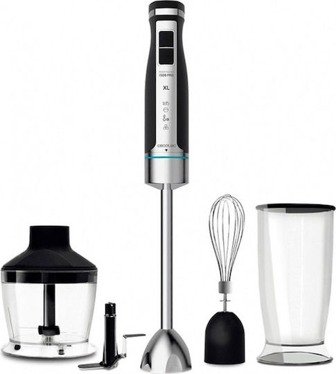 Cecotec PowerGear 1500 XL Pro Ραβδομπλέντερ με Ανοξείδωτη Ράβδο 1500W Μαύρο