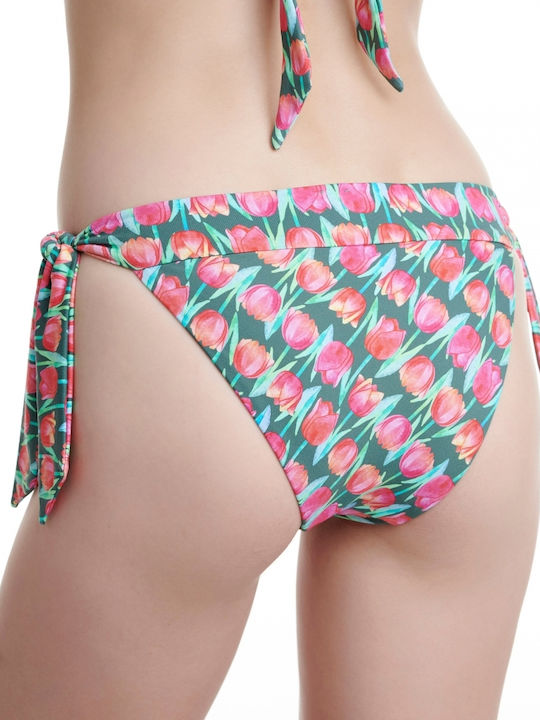 Set Bikini Μπουστάκι με Αφαιρούμενη Ενίσχυση Floral