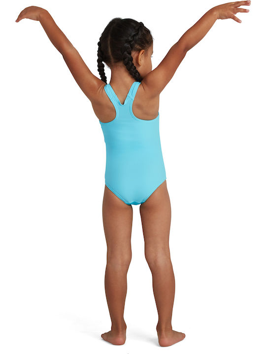 Speedo Digital Placement Kinder Badeanzug Einteilig Schulung Blau 8-07970-G034
