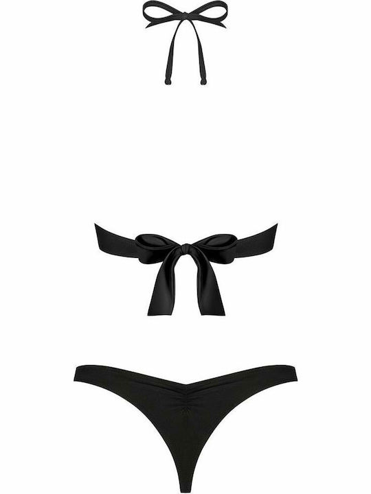 Paralia Set Bikini String Μαύρο