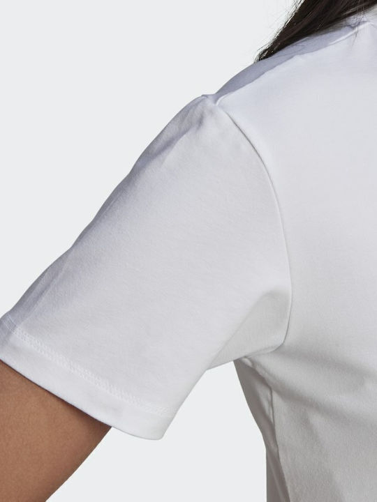 Adicolor Classics Trefoil Women's Athletic T-shirt Striped White