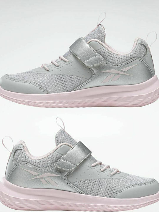 Rush Runner 4 Αθλητικά Παιδικά Παπούτσια Running με Σκρατς Light Solid Grey / Silver Metallic / Porcelain Pink