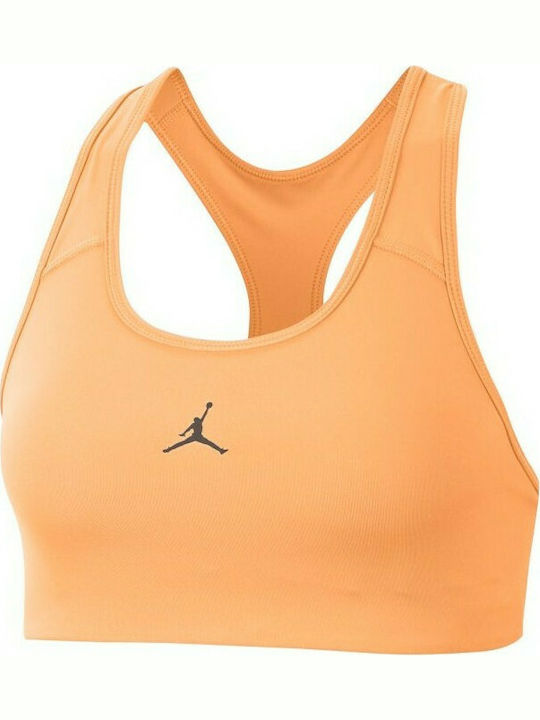 Dri-Fit Women's Athletic Sports Bra Orange with Removable Padding