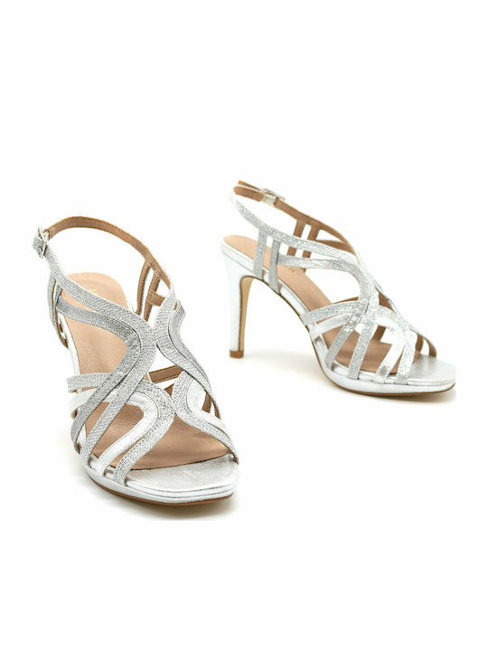 Menbur Women's Sandals In Silver Colour