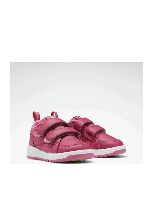 Reebok Kids Sneakers Weebok Clasp with Scratch Pursuit Pink / True Pink