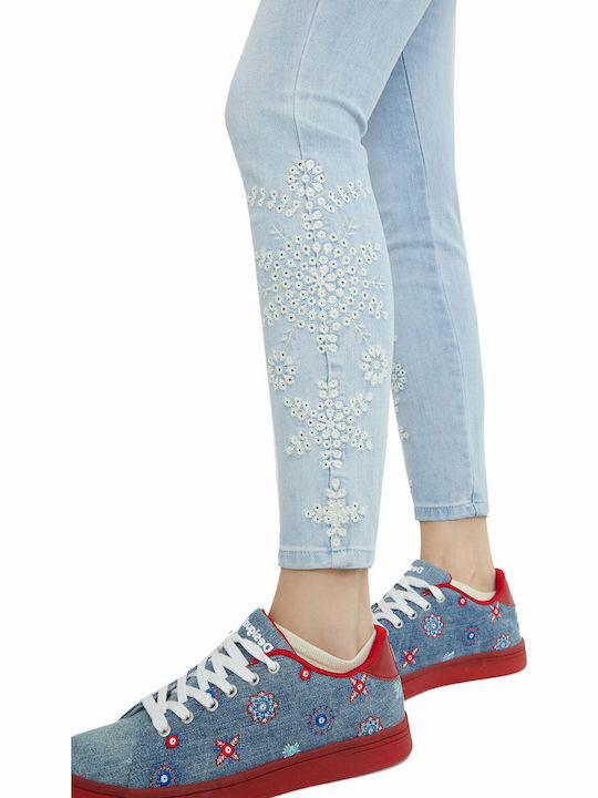 Crown Γυναικείο Jean Παντελόνι σε Skinny Εφαρμογή
