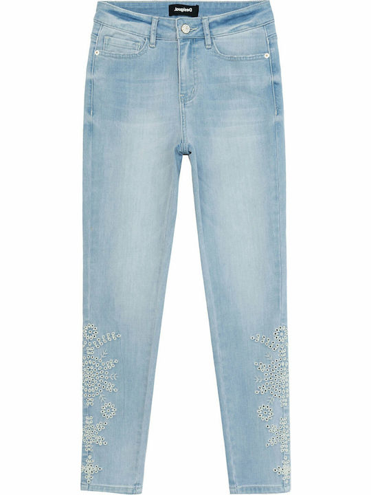Crown Γυναικείο Jean Παντελόνι σε Skinny Εφαρμογή