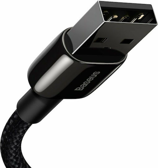 Baseus Tungsten Braided USB to Lightning Cable Μαύρο 2m (CALWJ-A01)