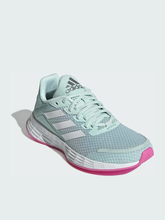 Adidas Kids Sports Shoes Running Duramo SL K Halo Mint / Cloud White / Screaming Pink